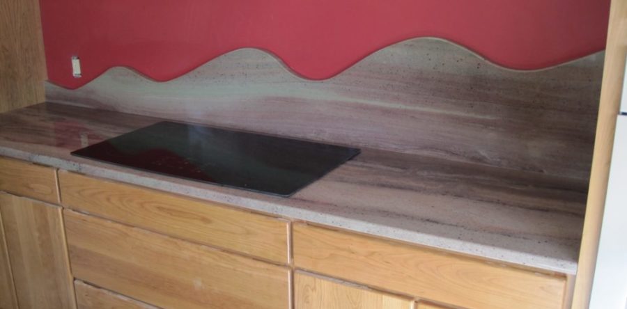 Wild West Green Backsplash